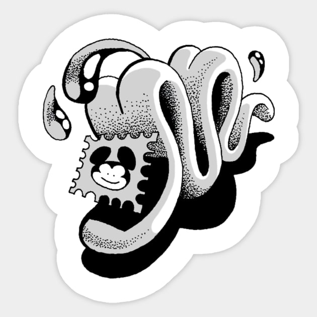 LSD Tongue Sticker by emilpytlik